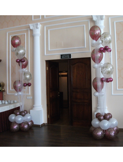 № 29 Фонтан бургундия с бантами