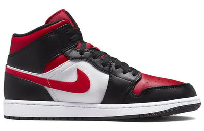 Jordan mid online 1 bred toe