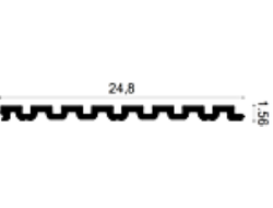 Декоративная стеновая 3D панель из полиуретана Orac Decor WX214 CLAVIER