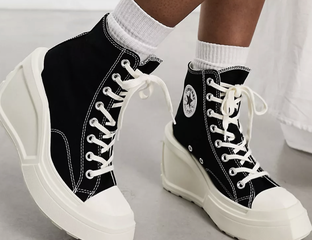 Converse high wedge sneakers top