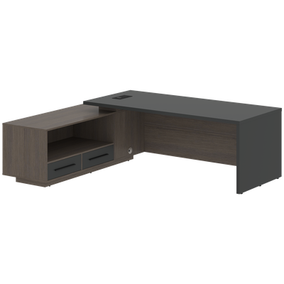 Дуб Сильвер/Яшма черный