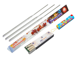 Каталог Бенгальские свечи, хлопушки, спички