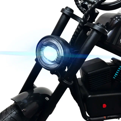Детский электромотоцикл eDro Chopper Черный