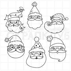 ФП штамп "Санты в сборе"