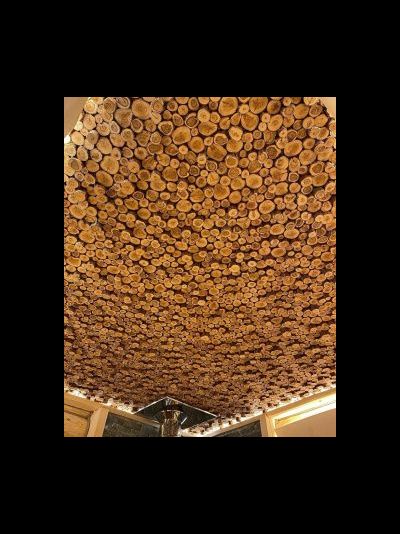 3D-Панно из можжевельника на щите 500х500 мм