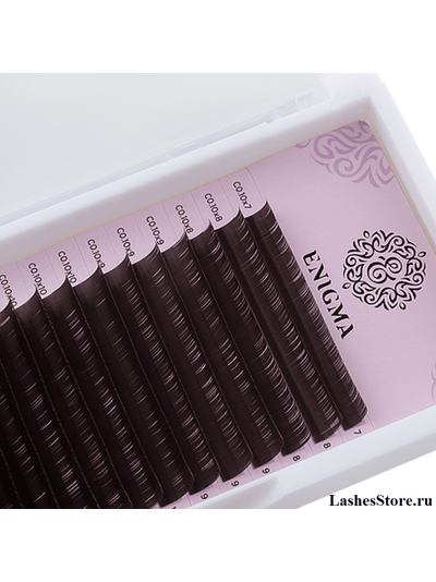 Ресницы коричневые ENIGMA «MOKKA» - MIX (16 линий)