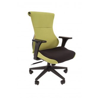 Офисное кресло CHAIRMAN game 10 ткань черн./зел.