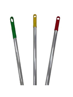 Ручка-палка алюминиевая для флаундера 140 см(d 23,5мм)  в ассортименте (желтая, зеленая, красная, синяя)