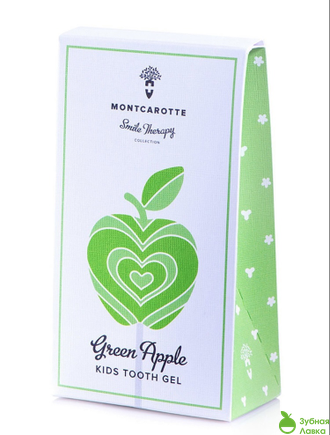 ЗУБНОЙ ГЕЛЬ MONTCAROTTE KIDS TOOTH GEL СО ВКУСОМ ЯБЛОКА