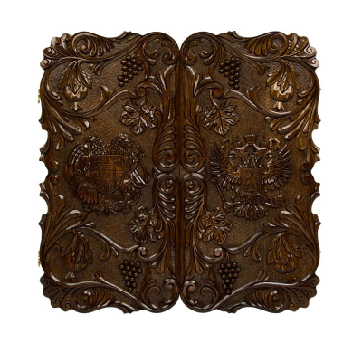 Стол ломберный для игры в нарды "Россия" от мастера Мхитара Аветяна