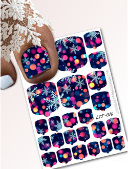 Мини пленки для педикюра LIT-016