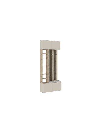 Бохо НМ-2 прихожая Дуб Крафт Серый/Кашемир