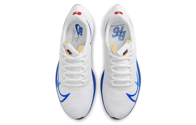 Белые с синим логотипом найк аир зум Кроссовки Nike Air Zoom Pegasus 37 CQ9908-100