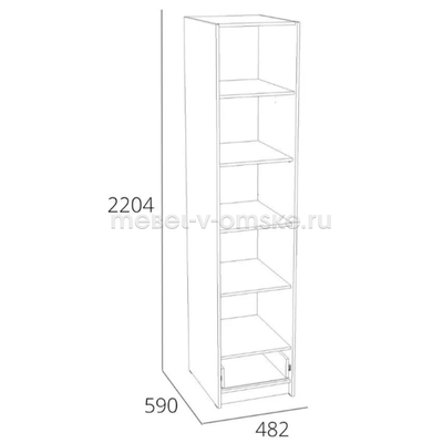 Шкаф для одежды Оттавия - 011.20