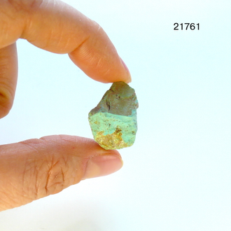 Бирюза натуральная (необработанная) Казахстан арт.21761: 5,2г - 23*17*13мм