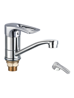 Смеситель для раковины однорычажный короткий гусак ZERIX PED-B 279