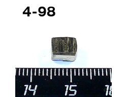 Пирит натуральный (необработанный) №4-98: 0,6г - 7*6*4мм