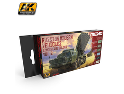 AK-Interactive: Набор акриловых красок: Russian modern vehicles camouflage colors Vol. 2