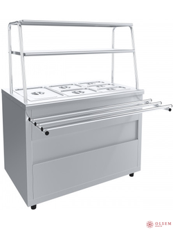 Мармит 2-х блюд 6 гастр. Лира-Профи МЭП-2Б/ЛП