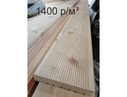 Доска террасная /лиственница/ сорт 2, 27х142х3000 мм