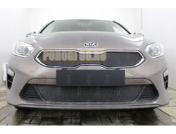 Защита радиатора KIA Ceed III 2018- black низ