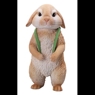 Зайчик с рюкзаком - Коллекционная фигурка 1/4 American Lop Rabbit Figurine (X42402A) - JXK