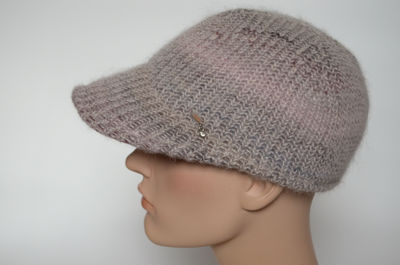 Бейсболка зимняя для женщин фетровая Vizio Италия 7086 V розовая