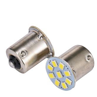 Автолампа GG 12v G18 10W BA15S 9 SMD 2835 (диод белый)