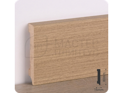 Плинтус деревянный ламинированный Дуб бангуи