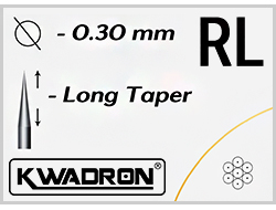 KWADRON - Round Liner Long Taper / 0.30