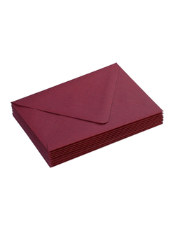 Дизайнерский конверт "Темно-красный"