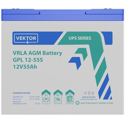 Аккумулятор свинцово-кислотный GPL 12-55