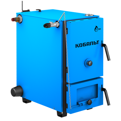 Напольный твердотопливный котел Кобальт 35