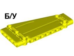 ! Б/У - Technic, Panel Plate 5 x 11 x 1 Tapered, Neon Yellow (18945 / 6402248) - Б/У