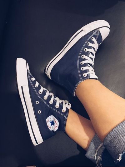 Кеды Converse All Star синие высокие