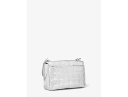 Сумка Michael Kors Shoulder серебряная