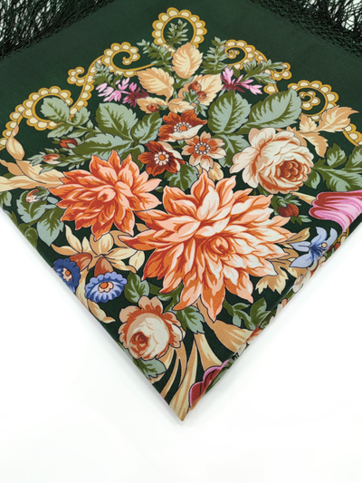 Павловопосадский платок Цыганка Аза 362-10