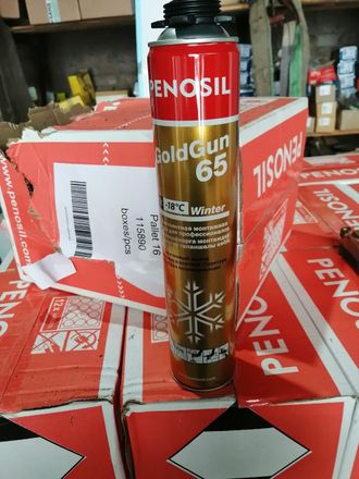 Пена монтажная Penosil Gold Gun 65 875 мл зимняя (до -18С)