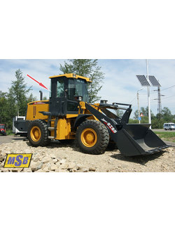 Стекло заднее правое на Xcmg ZL30G