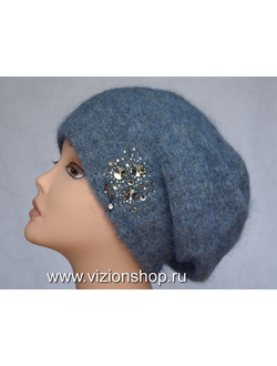 Женский берет белый зима 2020 vizio италия фото вязаных беретов белого цвета для женщин