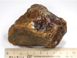 Сердолик, карнеол, необработанный "дикий" образец, Амурская область, р.Зея (83*62*44 мм, 313 г) №35347