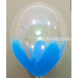 Шар браш синий