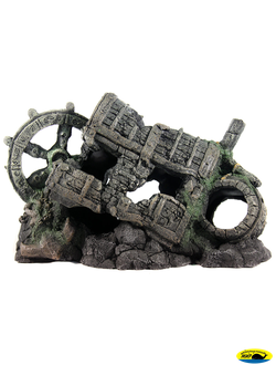 250789 003 Грот Декси Сундук со штурвалом 33*22*14см