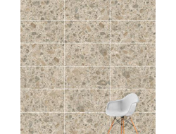 CITYSTONE, керамогранит, 60x60 см, Травертин Линейный Матовый Ректификат (9мм), K951840R