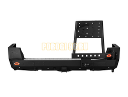 Задний силовой бампер серии Трофи на УАЗ Патриот 2005- (03.110.11)