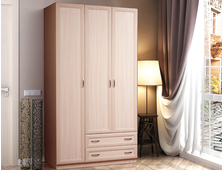 Шкаф для одежды 3-створчатый с ящиками Н-2