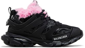Кроссовки Balenciaga Track Sneaker Fake Fur Black Pink