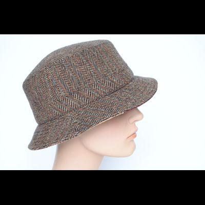 Шляпа панама Alfonso D ' Este 41970 коричневая