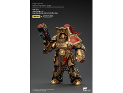 Легио Кустодес - Терминатор-Аквилон (Warhammer Horus Heresy) - КОЛЛЕКЦИОННАЯ ФИГУРКА 1/18  Legio Custodes Aquilon Terminator with twin-linked Adrathic Destructor (JT00751) - JOYTOY