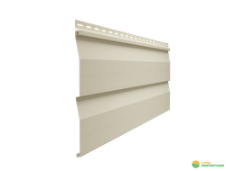 Сайдинг ПВХ Docke Standard Корабельный Брус D4,5DL сливки 3000×232 мм